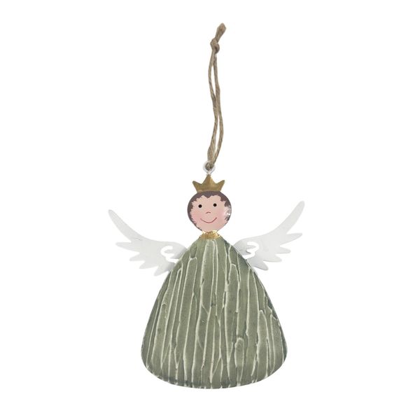 Angel with Crown Hanging Decoration