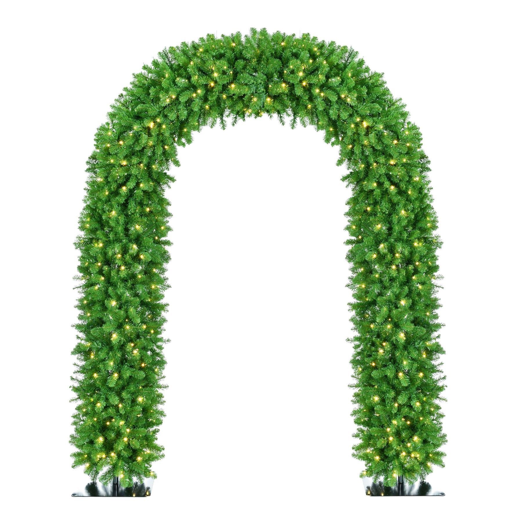 Spruce Arch - Pre Lit 3mm - Warm White - 2880 Tips - 8ft