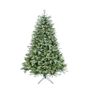 Lightly Frosted Christmas Tree with Glitter - Pre Lit with Timer & Dimmer - Warm