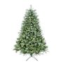 Lightly Frosted Christmas Tree with Glitter - Pre Lit with Timer & Dimmer - Warm