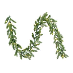 Spruce Garland - Pre Lit with Timer & Dimmer - Warm White - 143 Tips - 6ft