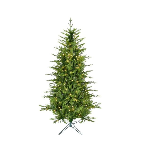 Christmas Tree - Pre Lit with Timer & Dimmer - Warm White - 650 Tips - 6ft