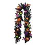 Halloween Pumpkin & Candy Black Foliage Garland - 182cm