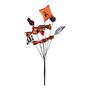 Halloween Candy Stem - Black / Orange - 45cm