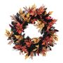 Spooky Autumn Foliage Wreath - Red / Orange - 60cm