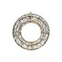 Wire Wreath with LED Flashing Lights  & 6Hr Timer - Warm White - 38cm 