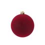 Burgundy Velvet Bauble - 15cm
