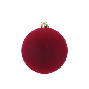 Burgundy Velvet Bauble - 15cm