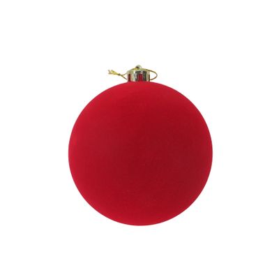 Red Velvet Bauble - 15cm