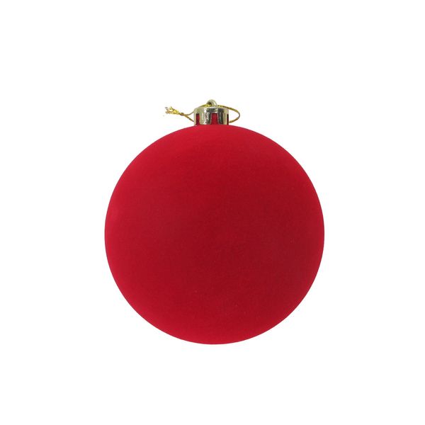 Red Velvet Bauble - 15cm