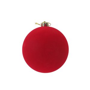 Red Velvet Bauble - 15cm