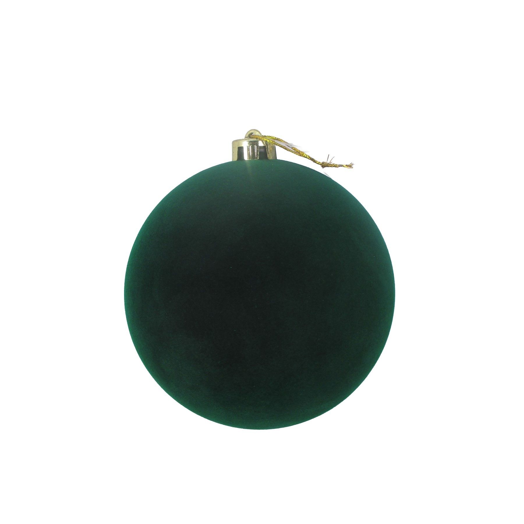 Green Velvet Bauble - 15cm