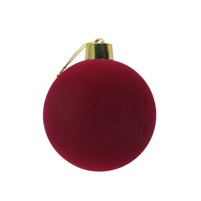 Burgundy Velvet Bauble - 20cm