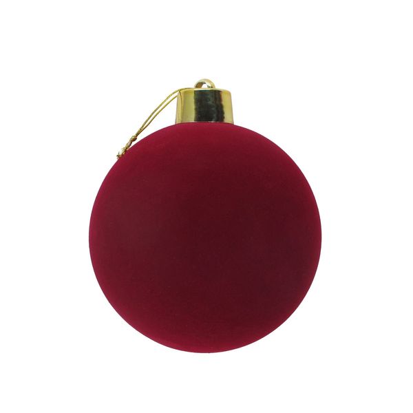 Burgundy Velvet Bauble - 20cm