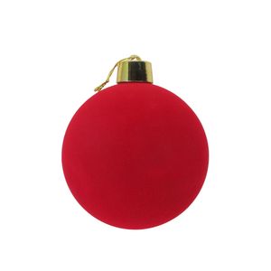 Red Velvet Bauble - 20cm