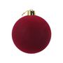 Burgundy Velvet Bauble - 25cm