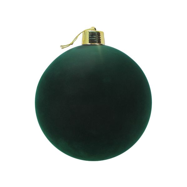 Green Velvet Bauble - 25cm