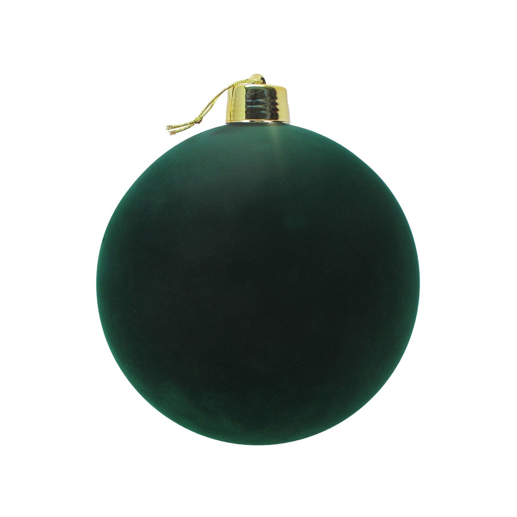 Green Velvet Bauble - 25cm