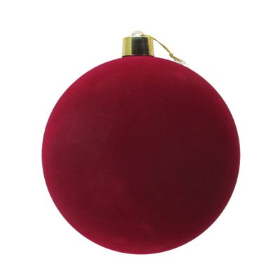 Burgundy Velvet Bauble - 30cm