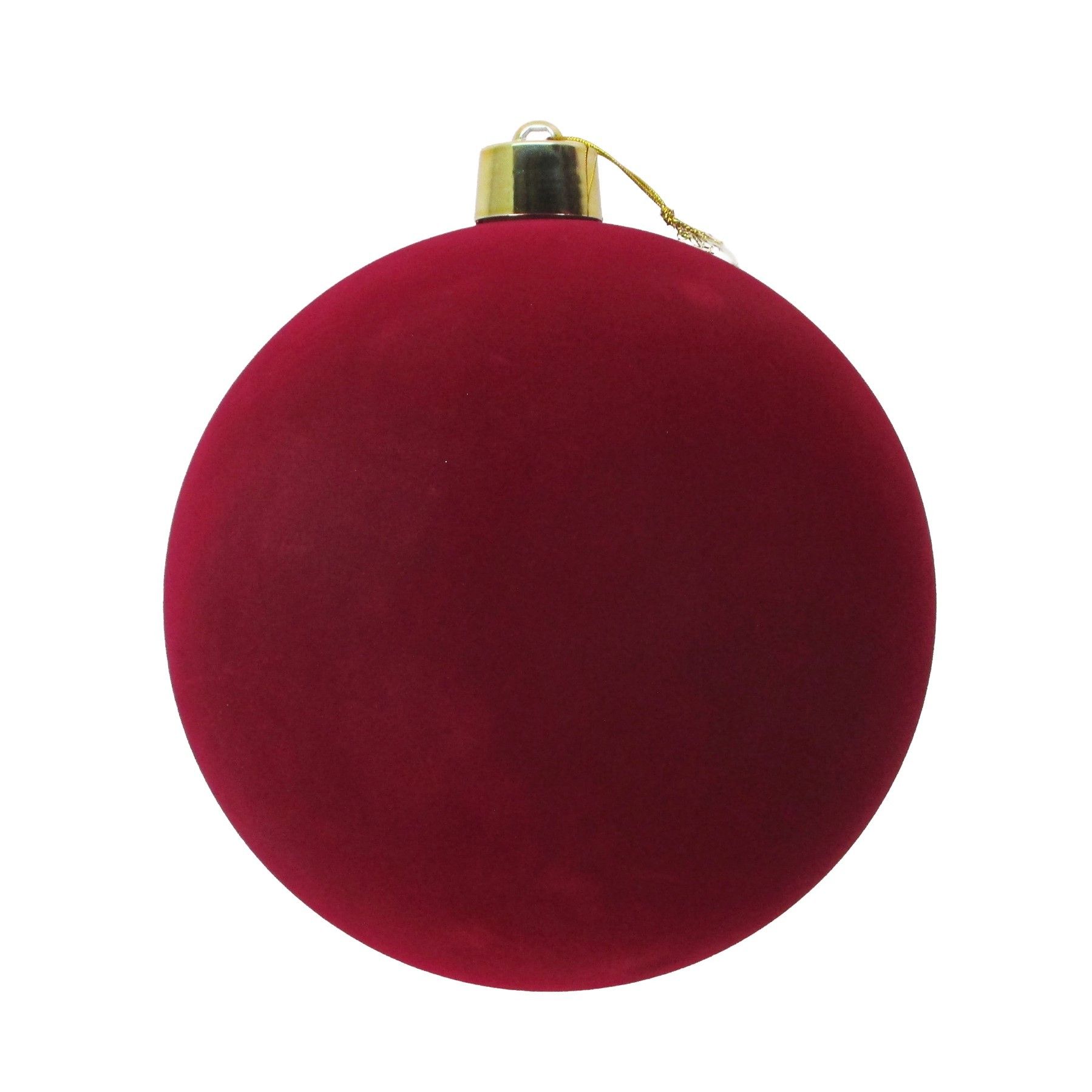 Burgundy Velvet Bauble - 30cm