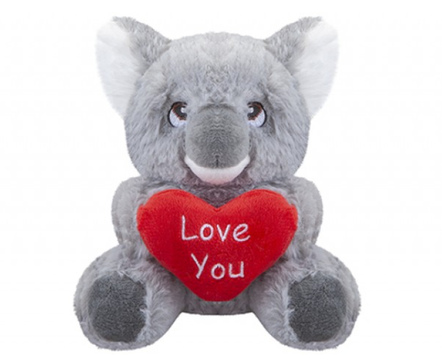  Koala Bear With Love Heart (15cm)