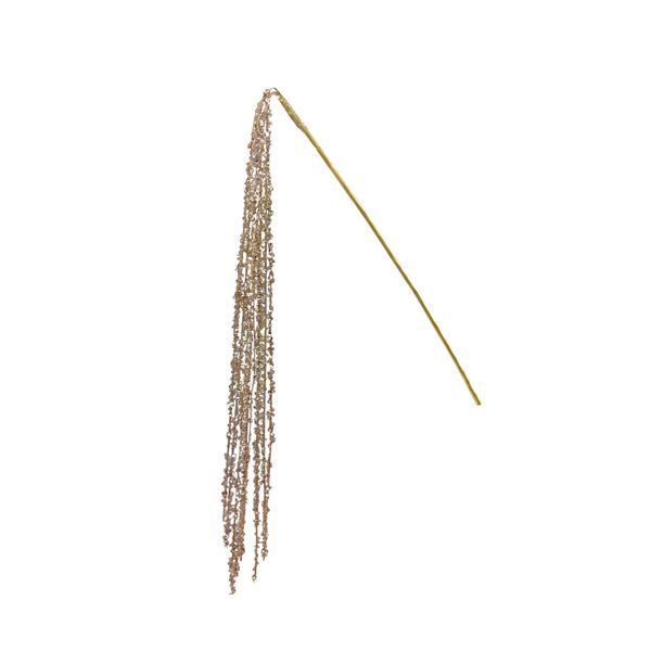 Tinsel Strands On Stick - Champagne - 61cm