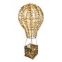 Hot Air Balloon  with LED Flashing Lights & 6Hr Timer KD - Warm White -H78cm