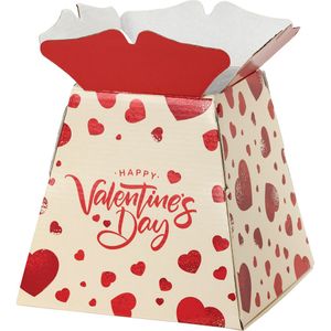 Red Heart Valentines Living Vases (30 Pack)