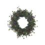 Pinecone & Berry Wreath  Black / Green - 60cm