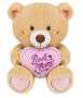 Sitting Bernie Bear Mum Heart (20cm)