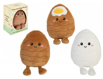 Chocolate Egg Plush 3 Asstd (14cm)