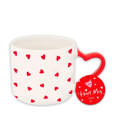 Val Heart Handle Mug