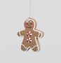 12cm Glass Gingerbread Ornament