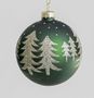 80mm Tree Pattern Ball Green