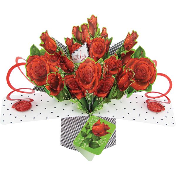 With Love Pop Up Card