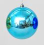 20cm Shiny Xmas Ball Aqua