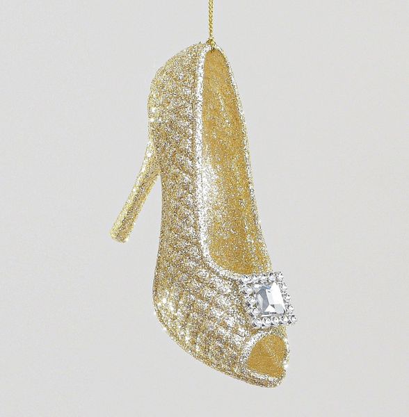 10cm Glitter Shoe Decoration Champ
