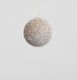 80mm Hanging Frosted Ball Brown