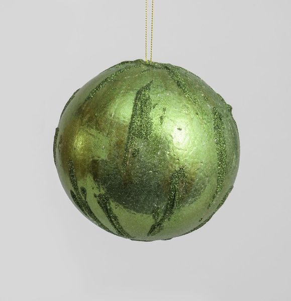 90mm Pattern Ball Decoration Green