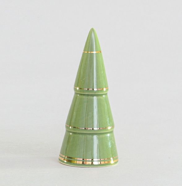 12cm Dolomite Tree Ornament Green