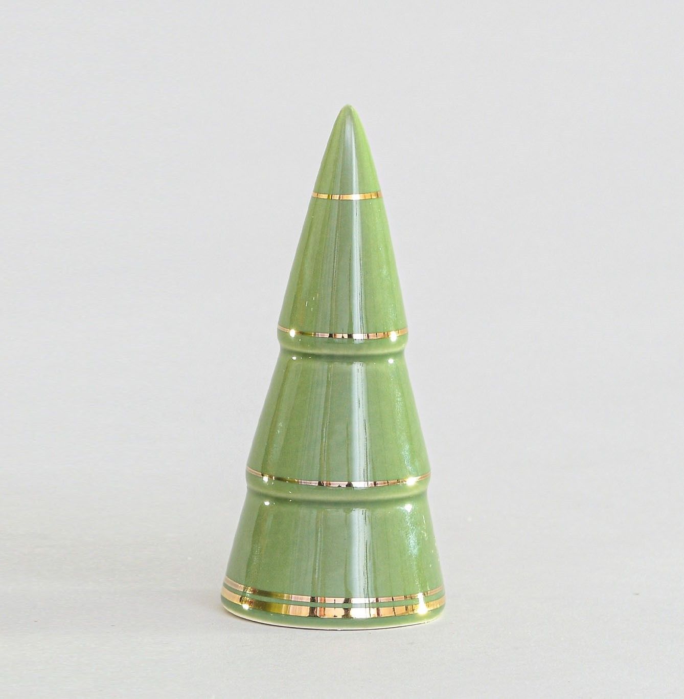 12cm Dolomite Tree Ornament Green