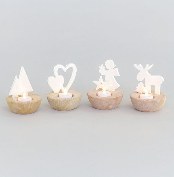 13cm Ceramic Festive Orn. 2Ass C/H