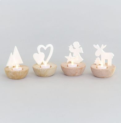 13cm Ceramic Festive Orn. 2Ass C/H
