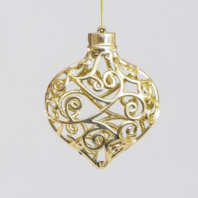 12cm Swirl Drop Decoration Champ