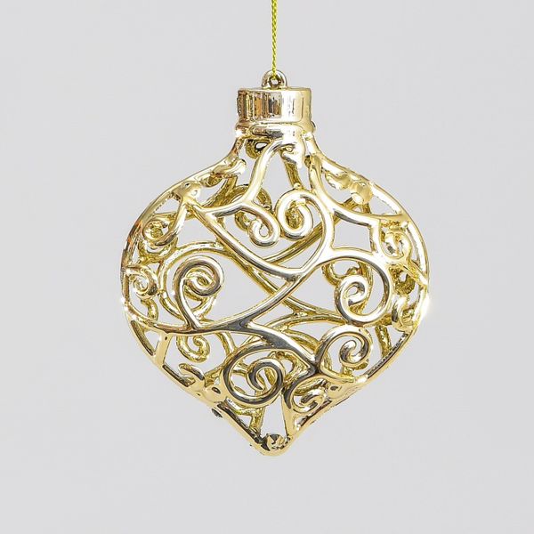 12cm Swirl Drop Decoration Champ