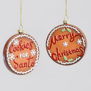 10cm Gingerbread Cookie Dec 2Ass