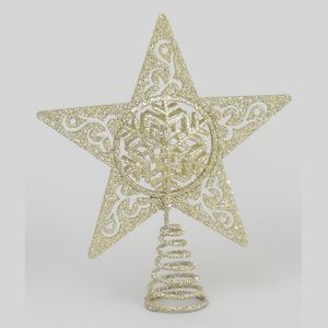 20cm Glitter Snowflake Tree Topper