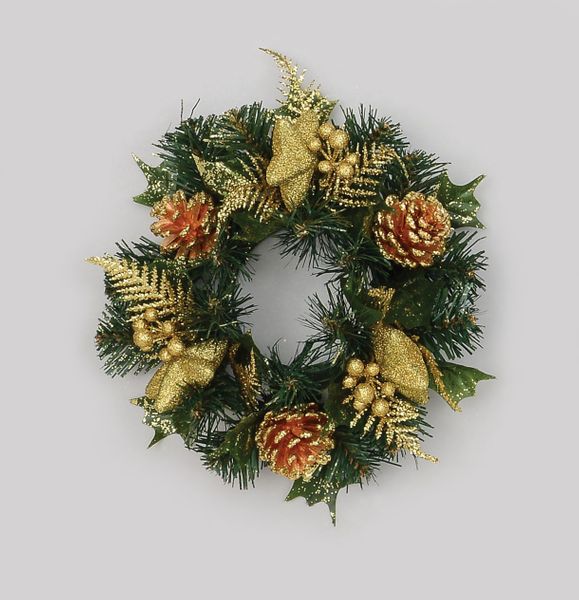 3" Glitter Star/Cone C/R Gold