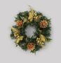 3" Glitter Star/Cone C/R Gold