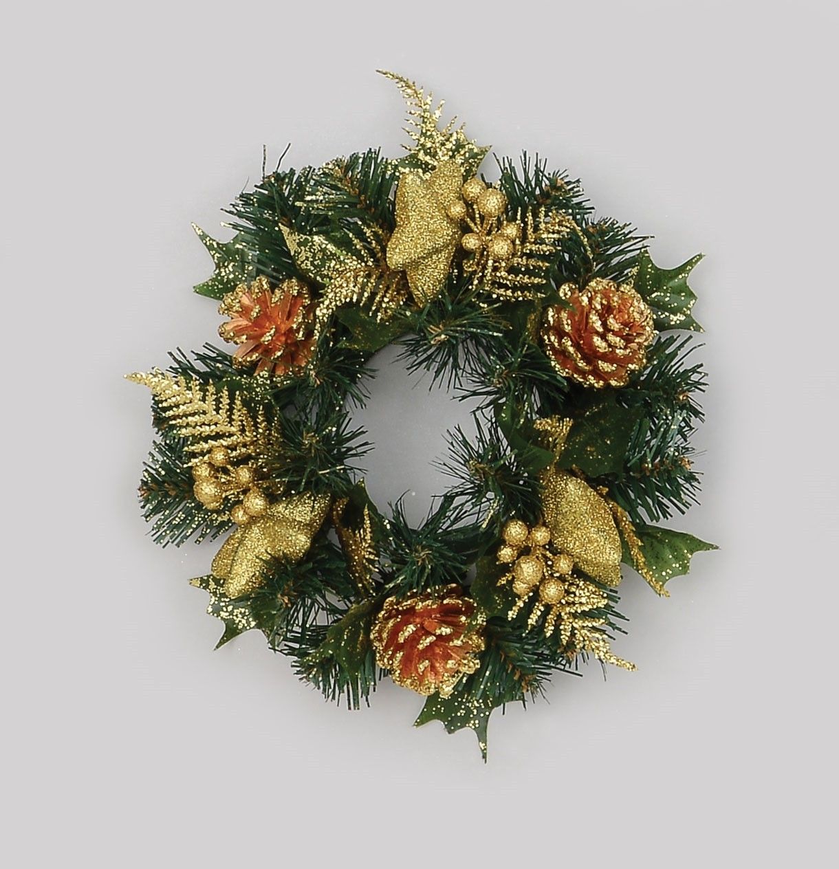 3" Glitter Star/Cone C/R Gold